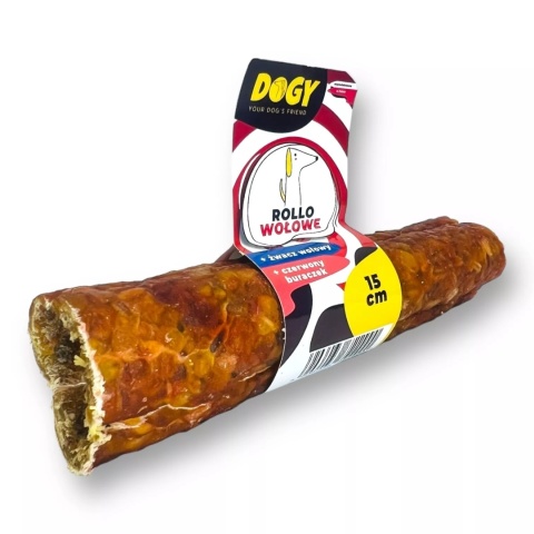 DOGY - ROLLO Wołowe 15cm DOGY - ROLLO Wołowe 15cm
