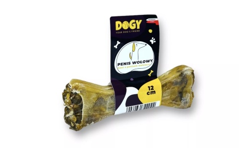 DOGY - Kość z penisem wołowym 12cm DOGY - Kość z penisem wołowym 12cm