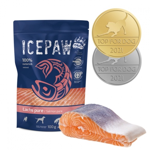 ICEPAWE High Premium - czysty łosoś dla psów 100% (100g) ICEPAWE High Premium - czysty łosoś dla psów 100% (100g)