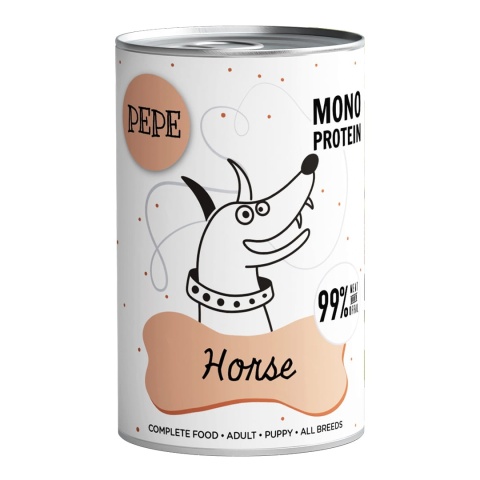 Karma mokra PEPE Horse - KONINA 400g Karma mokra PEPE Horse - KONINA 400g
