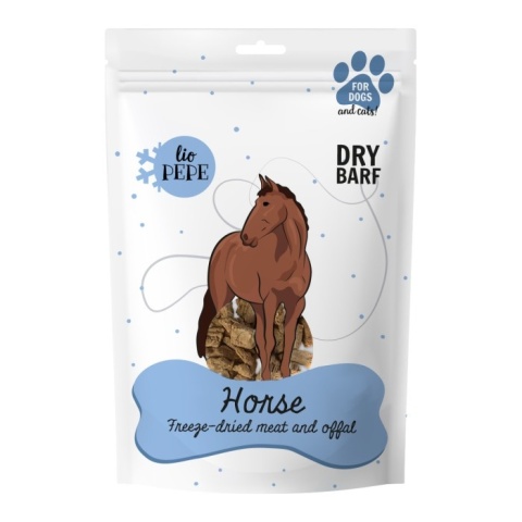 Lio PEPE - Horse liofilizowana końska wątróbka 60g Lio PEPE - Horse liofilizowana końska wątróbka 60g