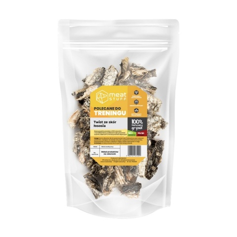 Meat Stuff - Twister z łososia krótki 100 g Meat Stuff - Twister z łososia krótki 100 g
