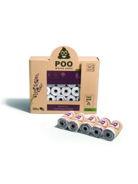 POO woreczki na odchody kupoworki 450 szt GIGA PAKA - LAWENDA POO woreczki na odchody kupoworki 450 szt GIGA PAKA - LAWENDA