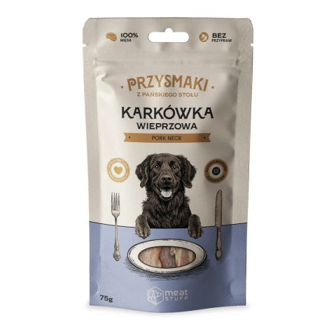Przysmaki Z Pańskiego Stołu - Karkówka wieprzowa 75 g Przysmaki Z Pańskiego Stołu - Karkówka wieprzowa 75 g