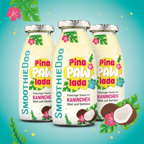 SmoothieDog Summer Edition - PinaPawLada z królikiem SmoothieDog Summer Edition - PinaPawLada z królikiem