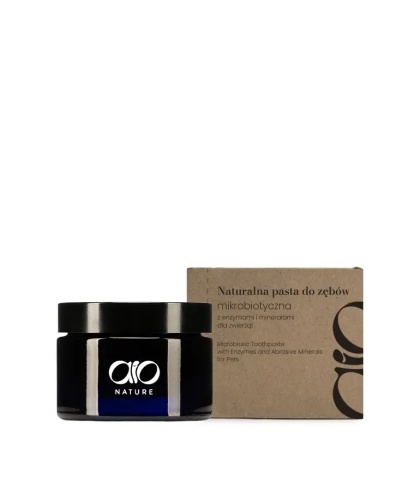 AIO Nature - Naturalna pasta do zębów mikrobiotyczna z enzymami i minerałami dla zwierząt