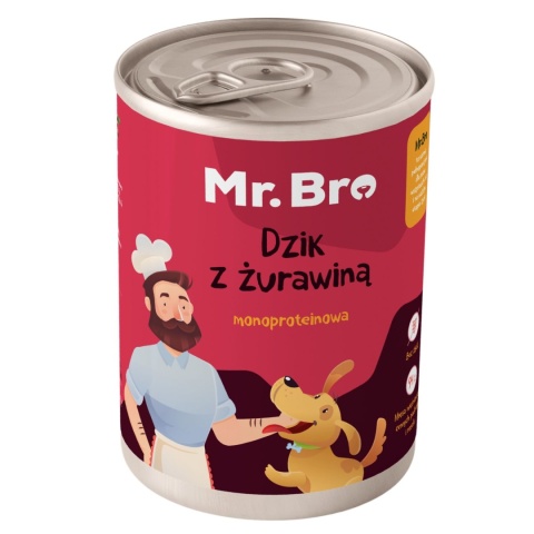 Mr. Bro Dzik z Żurawiną 400g Mr. Bro Dzik z Żurawiną 400g