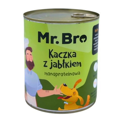 Mr. Bro Kaczka z Jabłkiem 800g Mr. Bro Kaczka z Jabłkiem 800g
