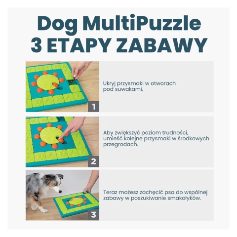Nina Ottosson - Dog MultiPuzzle - Gra edukacyjna poziom 4 Nina Ottosson - Dog MultiPuzzle - Gra edukacyjna poziom 4