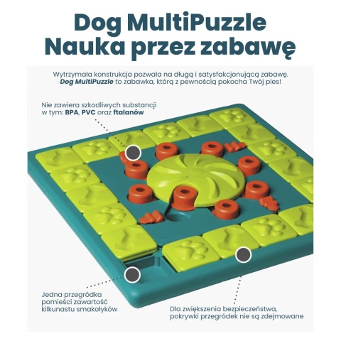 Nina Ottosson - Dog MultiPuzzle - Gra edukacyjna poziom 4 Nina Ottosson - Dog MultiPuzzle - Gra edukacyjna poziom 4