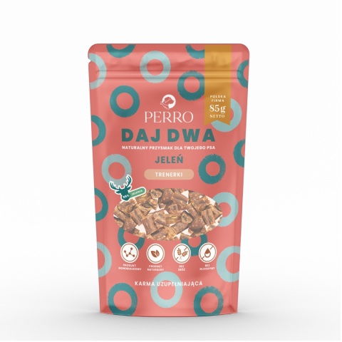 PERRO - DAJ DWA Jeleń Trenerki 85g PERRO - DAJ DWA Jeleń Trenerki 85g