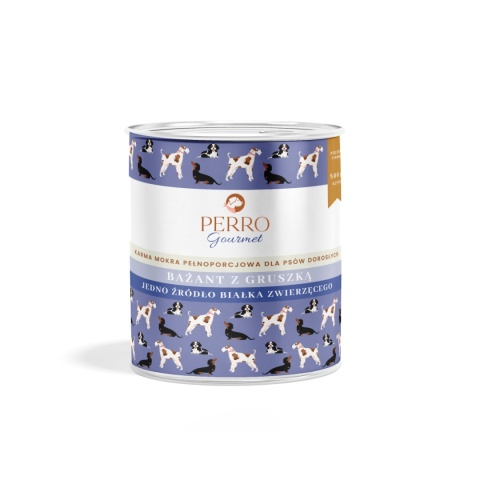 Perro Gourmet - Bażant z gruszką 800g Perro Gourmet - Bażant z gruszką 800g