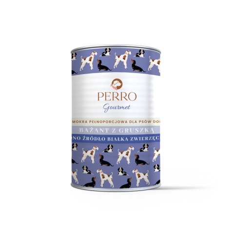 Perro Gourmet - Bażant z gruszką 400g