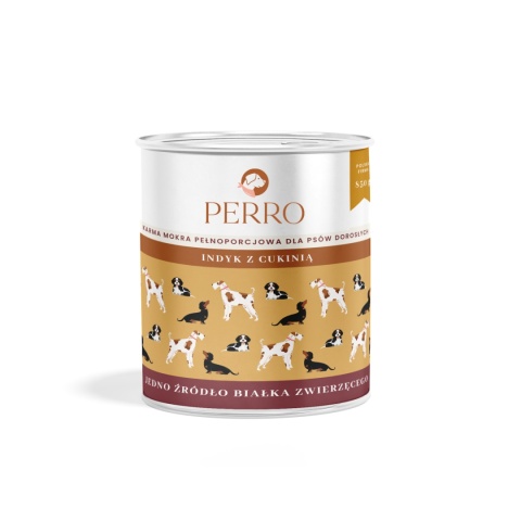 Perro - Karma mokra Indyk z cukinią 850g Perro - Karma mokra Indyk z cukinią 850g