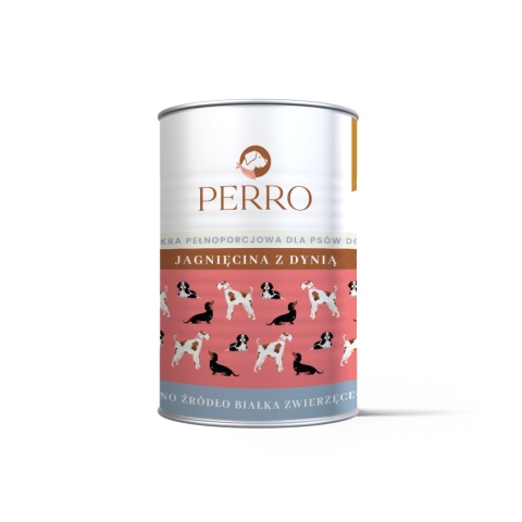 Perro - Karma mokra Jagnięcina z dynią 400g Perro - Karma mokra Jagnięcina z dynią 400g