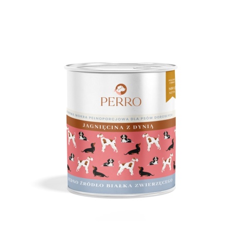 Perro - Karma mokra Jagnięcina z dynią 800g Perro - Karma mokra Jagnięcina z dynią 800g