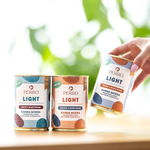 Perro - Karma mokra KONINA z warzywami LIGHT 400g