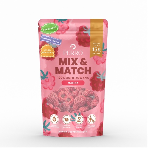 Perro - MIX & MATCH Malina liofilizowana 15g Perro - MIX & MATCH Malina liofilizowana 15g