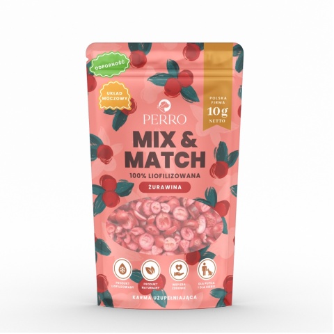 Perro - MIX & MATCH Żurawina liofilizowana 10g Perro - MIX & MATCH Żurawina liofilizowana 10g