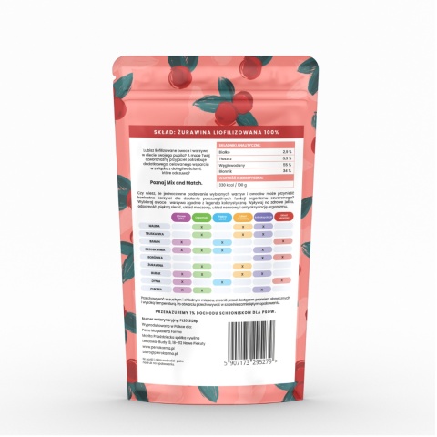 Perro - MIX & MATCH Żurawina liofilizowana 10g Perro - MIX & MATCH Żurawina liofilizowana 10g
