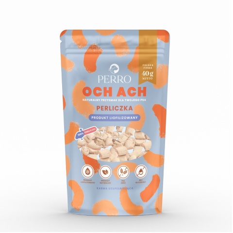 Perro - OCH ACH Przysmaki liofilizowane PERLICZKA 40g Perro - OCH ACH Przysmaki liofilizowane PERLICZKA 40g