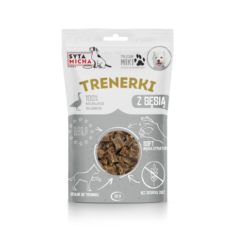 Syta Micha - Trenerki z gęsią 80g Syta Micha - Trenerki z gęsią 80g