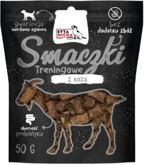Syta Micha - Smaczki treningowe z kozą 50g Syta Micha - Smaczki treningowe z kozą 50g