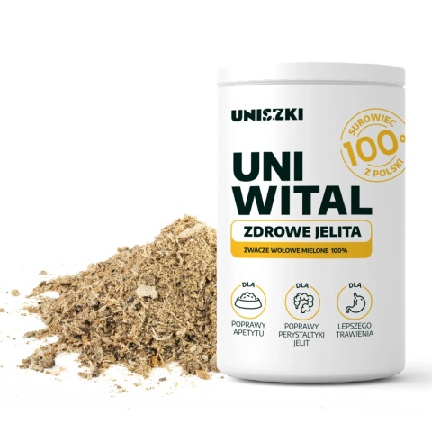 Uniszki - UNIWITAL ZDROWE JELITA (żwacz wołowy mielony) Uniszki - UNIWITAL ZDROWE JELITA (żwacz wołowy mielony)