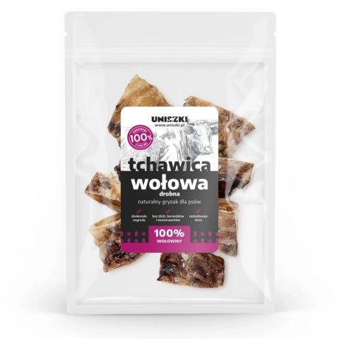 Uniszki - Tchawica wołowa drobna 100g Uniszki - Tchawica wołowa drobna 100g