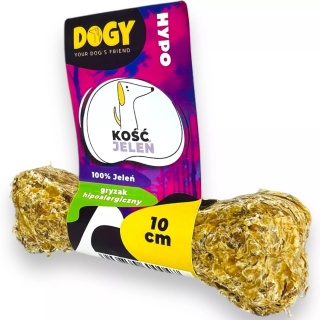 DOGY HYPO - Kość z Jelenia 10cm - 100% jeleń