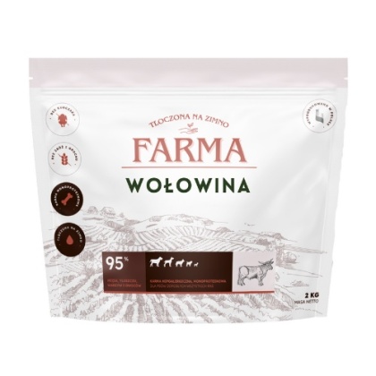 FARMA - Karma tłoczona na zimno Wołowina 2kg