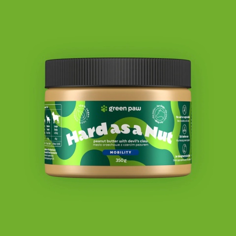 Green Paw - Hard as a Nut - Masło orzechowe wspierające kości i stawy Green Paw - Hard as a Nut - Masło orzechowe wspierające kości i stawy