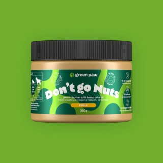 Green Paw - Don't go Nuts - Relaksujące masło orzechowe z CBD