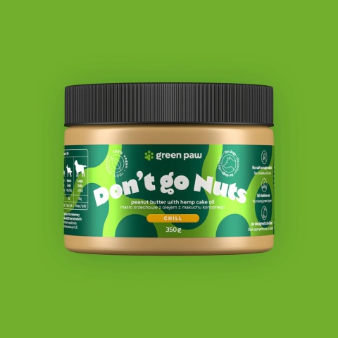 Green Paw - Don't go Nuts - Relaksujące masło orzechowe z CBD