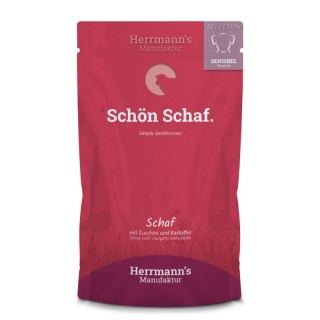 HERRMANN'S - karma mokra w saszetce baranina z cukinią 150g