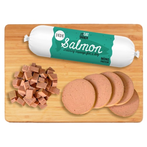 Kiełbaska treningowa PEPE Łosoś 200g
