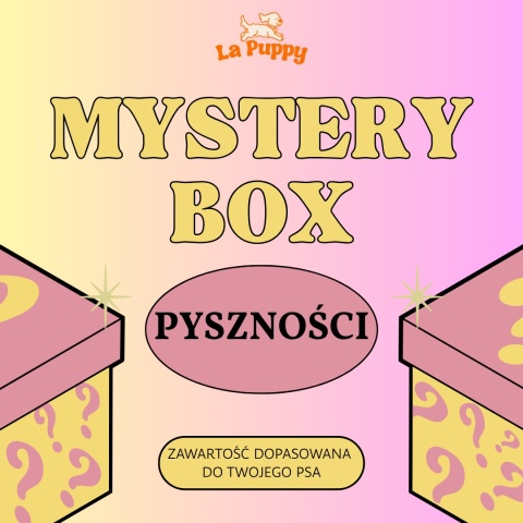 Mystery Box - PYSZNOŚCI (box dopasowany do Twojego psa) Mystery Box - PYSZNOŚCI (box dopasowany do Twojego psa)