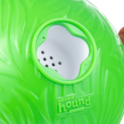 Nina Ottosson Dog Snuffle N' Treat Ball Level 2 - węchowa piłka na przysmaki dla psa - 6 WIEWIÓREK