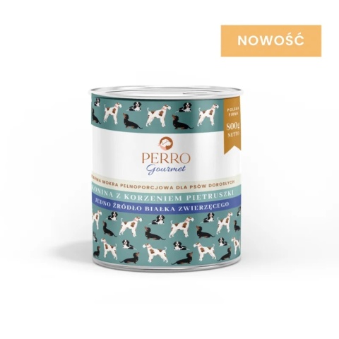 Perro Gourmet - Konina z korzeniem pietruszki 800g