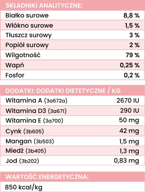 Perro - Karma mokra KOZA z warzywami LIGHT 400g