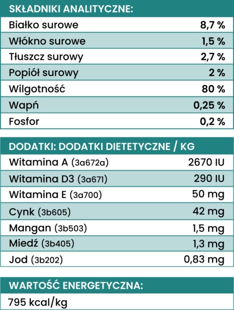 Perro - Karma mokra JAGNIĘCINA z warzywami LIGHT 400g