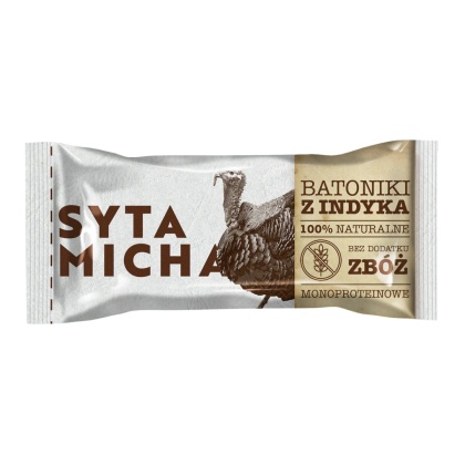 SYTA MICHA - Batoniki z indyka dla psa 25g