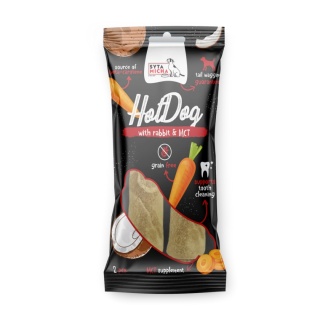 Syta Micha - Hot Dog do żucia - Królik z MCT 2 szt.