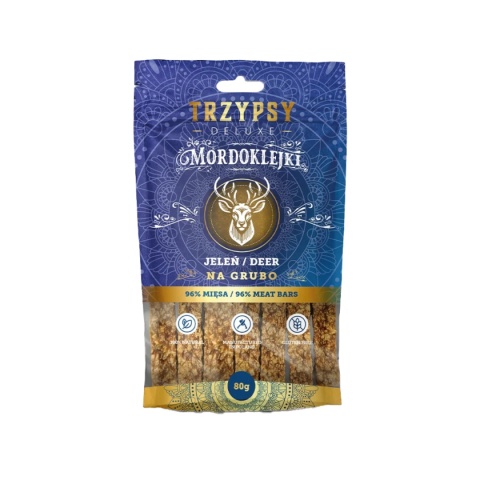 TRZY PSY - Mordoklejki Na Grubo z Jelenia 80g TRZY PSY - Mordoklejki Na Grubo z Jelenia 80g
