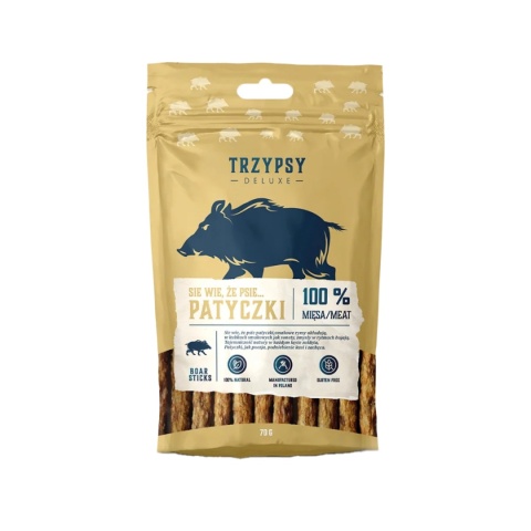 TRZY PSY - Patyczki z dzika 70g TRZY PSY - Patyczki z dzika 70g
