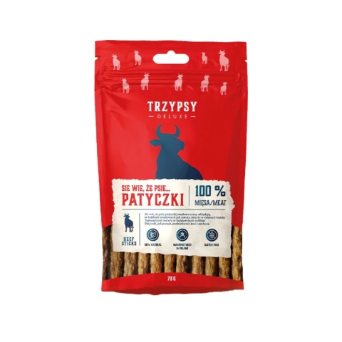 TRZY PSY - Patyczki z wołowiny 70g TRZY PSY - Patyczki z wołowiny 70g