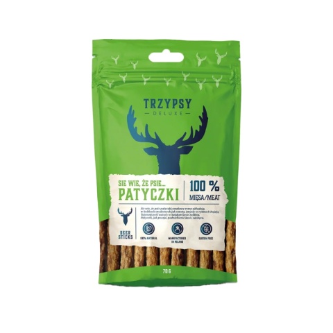 TRZY PSY - Patyczki z jelenia 70g TRZY PSY - Patyczki z jelenia 70g