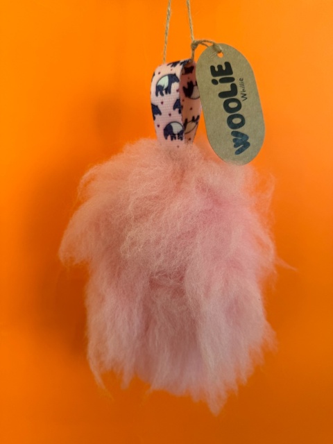 WOOLIE WHILLIE - Puszek - Mini szarpak ze skóry owczej