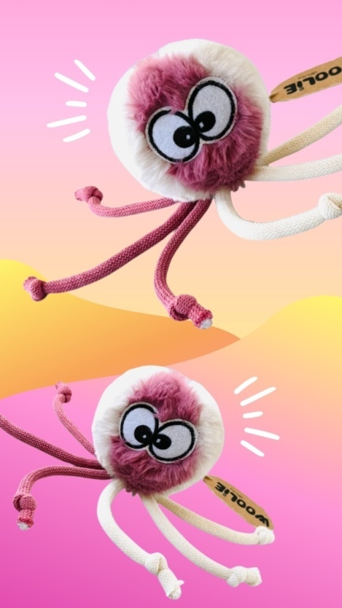 WOOLIE WHILLIE - Octoopus - zabawka ośmiornica