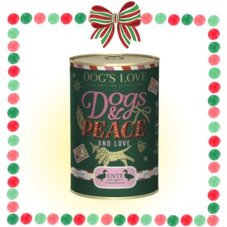 DOG'S LOVE Winter Menu Ente - Kaczka z jabłkami i żurawinami (400g)